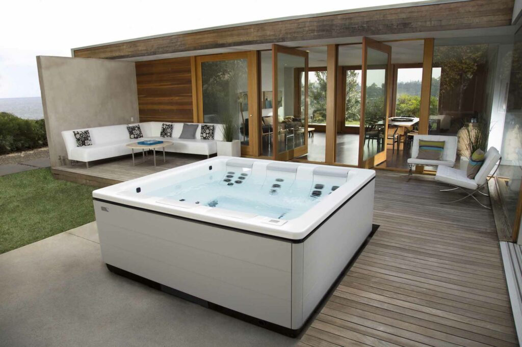 backyard hot tubs