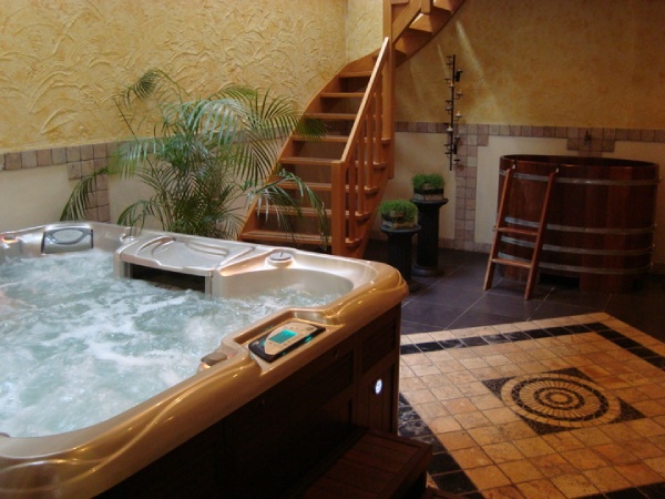 Sundance Spas - Indoor Hot Tub Install - Lower Level